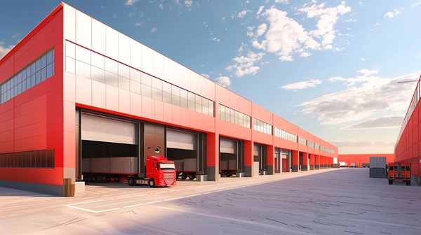 Bâtiment logistique